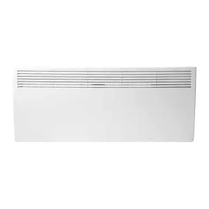 Eco Electric Panel Heater Thermostat 2400W Wall Mounted or Free Standing White