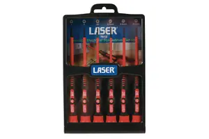 Laser Tools 7612 6pc VDE Insulated Precision Electrical Screwdriver Set