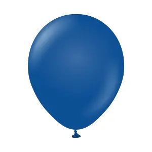 Kalisan Standard Latex Plain Balloons (Pack of 2) Dark Blue (One Size)