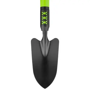 Hardys Telescopic Garden Trowel - Long Handled, Rubberised Ergonomic Grip, Simple Twist Extend Action, Steel Alloy - 66cm / 94cm