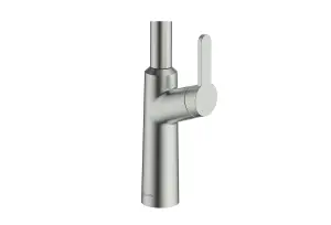 Clearwater Santor Pull Out With Twin Spray Kitchen Brushed Nickel- SAN20BN