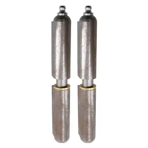 2 PACK Lift Off Bullet Hinge with Grease Nipple Weld On 18x135mm Door