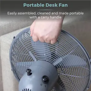 Tower T610000 Scandi 12 Metal Desk Fan