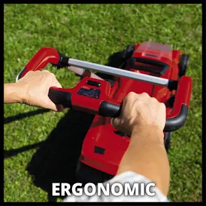 Einhell 42cm Cordless Lawnmower 36V Rotary With 2x 5.2Ah Batteries And Charger  Power X-Change 50L Grass Box - RASARRO 36/42