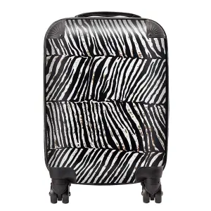 Zebra Pattern Suitcase - Small