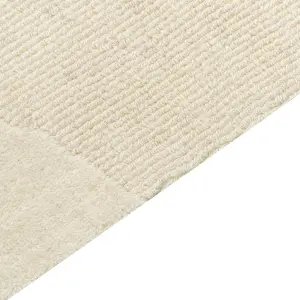 Wool Area Rug 300 x 400 cm Beige SASNAK