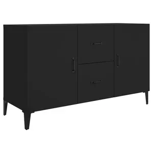 Jerrell Sideboard 100x36x60 cm Engineered Wood Black