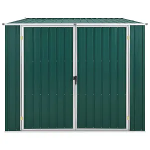 Berkfield Garden Shed Green 195x198x159 cm Galvanised Steel