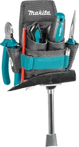 Makita E-15285 3 Way Hammer + Tool Holder for Tool Belts Leather + Strap System