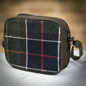 Barbour Ladies Zipped Crossbody Bag - Classic Tartan