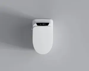 Smart Bidet Toilet for Bathrooms with Inner Tank, Touch Sensor, Auto Flush, Adjustable Seat Temperature, Auto Open/Close Lid