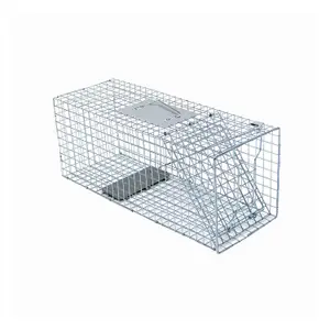 Oypla Medium Humane Animal Rodent Rat Pest Trap Cage - 61.5 x 19 x 21cm