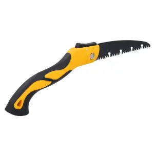 TOUGH MASTER Pruning Saw Three-Sided Grinding Folding Saw Blade SK5 Steel - 180 Millimetres (TM-FPS73)