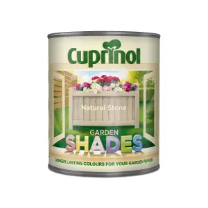 Cuprinol Garden shades Natural stone Matt Multi-surface Exterior Wood paint, 1L