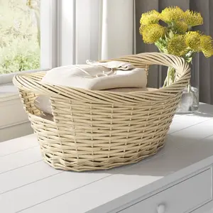 Laundry Basket Made Of Wicker