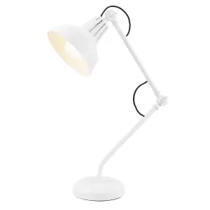 GoodHome Yarra Matt White Table light