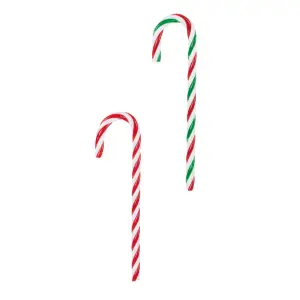 Candy Cane Plastic Hanging decoration set