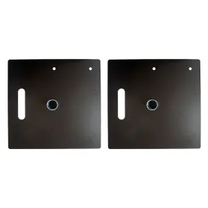 2pcs Base Plate for Pipe and Drapes, 500mm x 500mm x 5mm