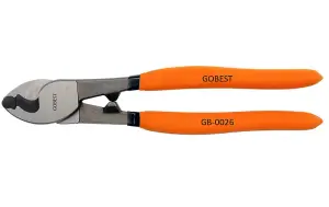 GOBEST cable cutter size 240 mm, non slip handle