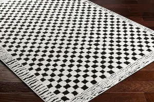 EKTA Skandi Checkered Runner Rug  80 x 220 cm