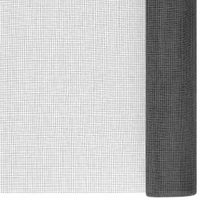 Berkfield Mesh Screen Fiberglass 112x500 cm Black