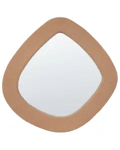 Wall Mirror EPIRY Boucle Light Brown