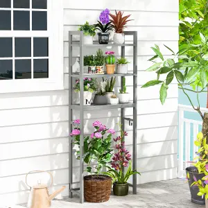 Costway 3-Tier Over-The-Toilet Storage Shelf Space Saving Metal Bathroom Organizer