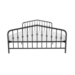 Holland Bed Frame Black / Double (4'6)