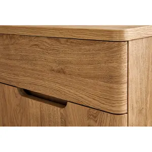 Belfield L-Shape Desk Montana Oak