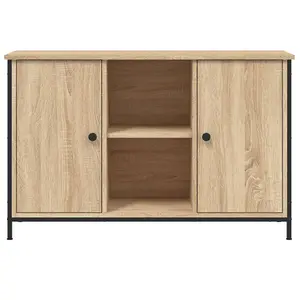 Berkfield TV Cabinet Sonoma Oak 100x35x65 cm Engineered Wood