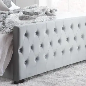 Birlea Marquis Double Bed Frame In Grey