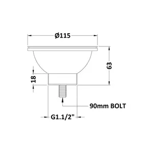 Basket Strainer Brushed Nickel