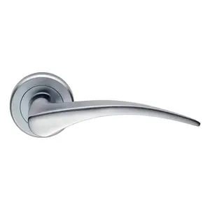 Serozzetta Latch Door Handle (Set of 2) Satin Chrome