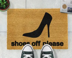 Shoes off please Doormat - Regular 60x40cm