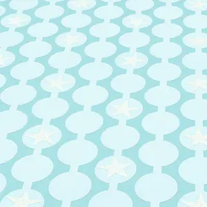 Erismann Stars and Circles Turquoise Wallpaper Paste The Wall Glitter Nursery