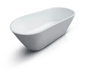 Lisna Waters LWFBS6100 1800mm x 800mm Double Ended Freestanding Bath