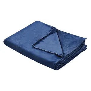 Weighted Blanket Cover RHEA 120 x 180 cm Navy Blue