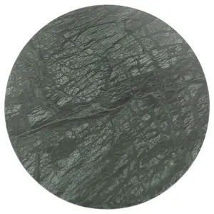 Argon Tableware Round Marble Placemats - 30cm - Green - Pack of 6