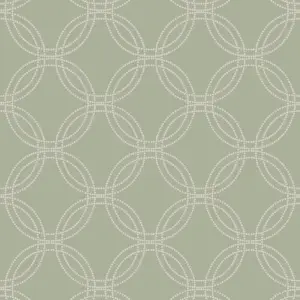 Superfresco Easy Serpentine Geometric Sage Wallpaper