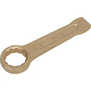 41mm Non-Sparking Ring End Slogging Spanner with Short Profile Striking End