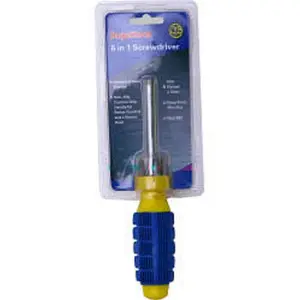 SupaTool Pozi, Slotted Multi-Screwdriver Blue/Yellow (23cm x 4cm)