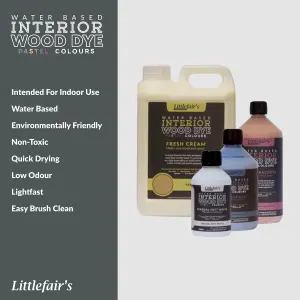 Interior Wood Dye - Pale Terracotta 500ml - Littlefair's