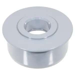 SPARES2GO 110mm Soil Pipe Reducer + 40mm Boss Adaptor Solvent Weld Waste Push Fit Seal Kit (Grey)