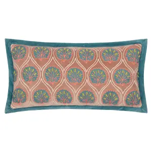 Paoletti Casa Embroidered Feather Rich Cushion