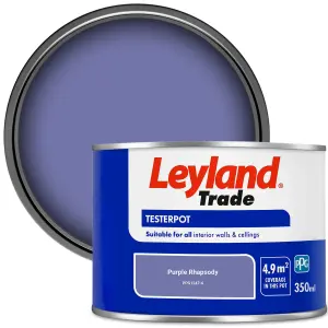 Leyland Trade Vinyl Matt Walls & Ceilings Emulsion Paint Purple Rhapsody (PPG1247-6) 350ml Tester