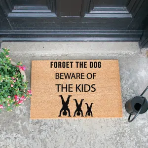 Forget The Dog, Beware Of The Kids Doormat