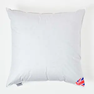 Homescapes Duck Down Cushion Pads Inner Insert Filler Machine Washable 66 x 66 cm (26 x 26")