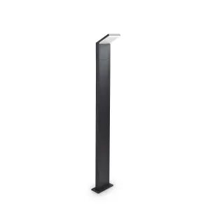 Luminosa Style LED 1 Light Outdoor Bollard Light Anthracite IP54