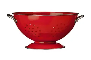 Maison by Premier Red Enamel Colander