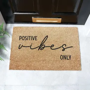 Positive Vibes Only Doormat (60 x 40cm)